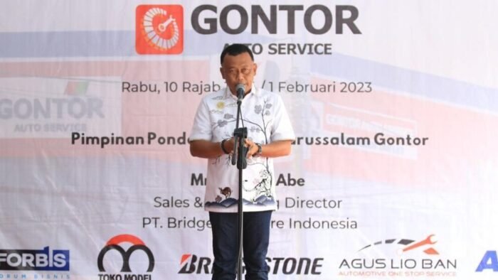 Bapak H. Sugiri Sancoko, S.E., M.M., Bupati Ponorogo saat memberikan sambutan pada Grand Opening GAS.